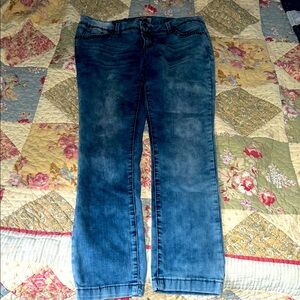 Rue 21 Classic Blue skinny Leg Jeans 7/8